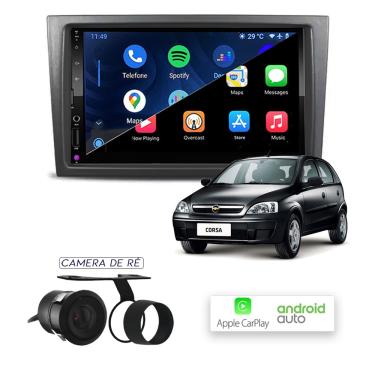 Imagem de Multimídia MP10 CarPlay e Android Auto Corsa 2002 a 2012