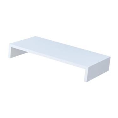 Imagem de Generic Suporte para com elevação, premium, ergonômico e versátil, em madeira, ideal para dormitórios, casas, apartamentos e locais de, Branco