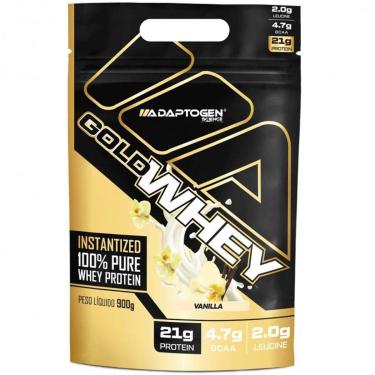 Imagem de Whey 100% Pure Whey Protein Gold Whey 900g Adaptogen Baunilha-Unissex