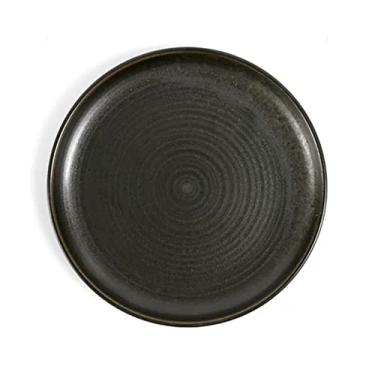 Imagem de Pratos de jantar prato de bife prato de jantar de cerâmica prato plano circular doméstico prato de jantar prato de sobremesa cozinha restaurante prato plano de cerâmica pratos de cozinha (B)