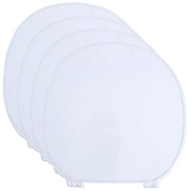 Imagem de CREATCABIN 8 peças transparentes raquetes de tênis de mesa película protetora raquete de pingue-pongue película protetora de tênis acessórios para protetor de borracha de mesa plástico (conexão