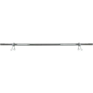 Imagem de Barra Maciça 1,50 Mt Com Presilhas Cromada Poli Sports-Unissex