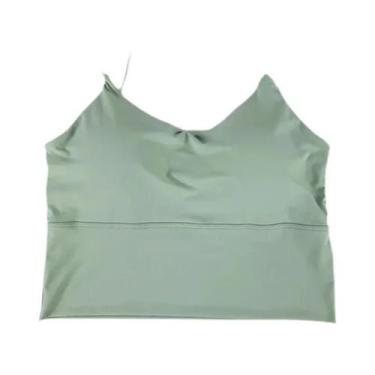 Imagem de Top De Algodão Sem Mangas Para Mulheres Com Almofadas, Confortável, El