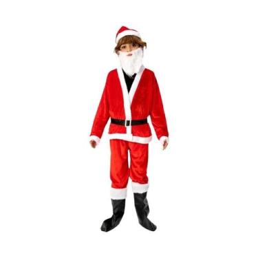 Imagem de Fantasia De Papai Noel Para Crianças, Roupas Vermelhas De Natal Para M
