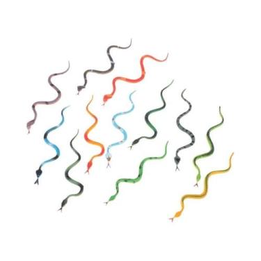 Imagem de 12 Peças De Modelo De Cobra De Plástico De Alta Simulação, Brinquedo E