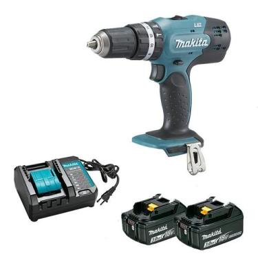 Imagem de Parafusadeira Furad Makita 18V Dhp453Z + 2Bat 3A E Carreg