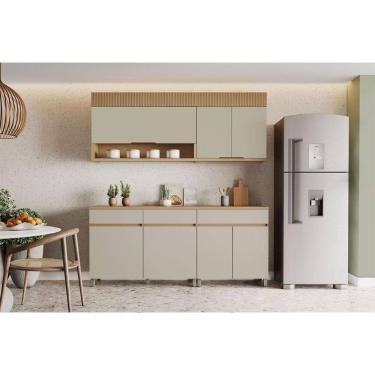 Imagem de Kit Modulado Nesher Realeza 4 Peças CZ103 Carvalho/Greice