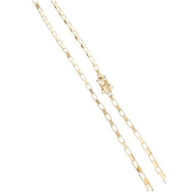 Imagem de Corrente Tijolinho 5mm 30g Cordão Banhado A 18k