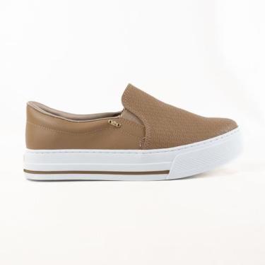 Imagem de Tênis Via Marte Feminino Anabela Plataforma Slip On Elástico 027-027-0