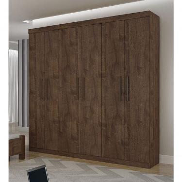 Imagem de Guarda Roupa Solteiro 6 Portas 3 Gavetas - Ubatuba-canion - Star Móveis