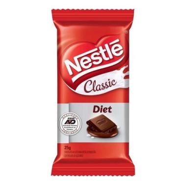 Imagem de Chocolate Nestlé Classic Diet 25g, 25g, 1 unidade, Ao leite