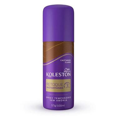 Imagem de Retoque Instantâneo Spray Koleston Castanho Claro 100ml