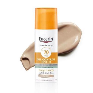 Imagem de Protetor Solar Eucerin Oil Control Tinted FPS70 Médio 50g