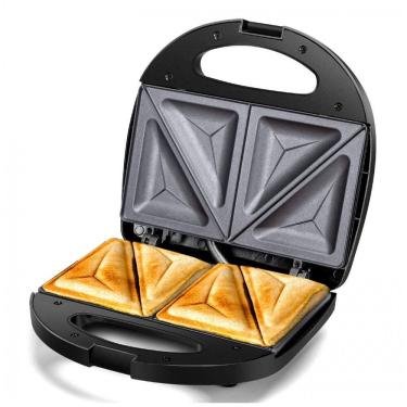 Imagem de Aigostar 2 em 1 Sanduicheira e Grill Panini com Placas Antiaderentes, Grill Elétrico de Aquecimento Duplo para Sanduíches