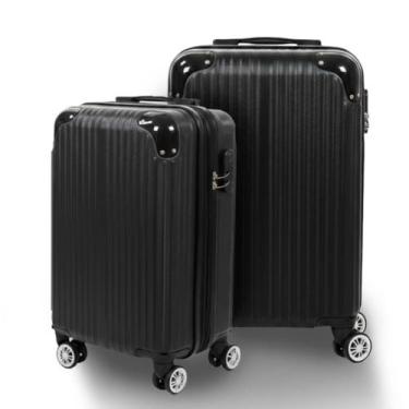 Imagem de Kit 2 Malas de Viagem Grande e Médio 60x39x26 56x37x24 Rígida Estocasa