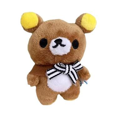 Imagem de Chaveiro De Pelúcia Rilakkuma Com Saco De Dormir, Berloque Urso Korila
