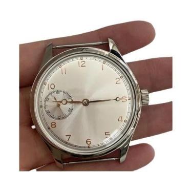 Imagem de Relógio Mecânico Manual Masculino À Prova d'Água Em Aço Inoxidável 42m