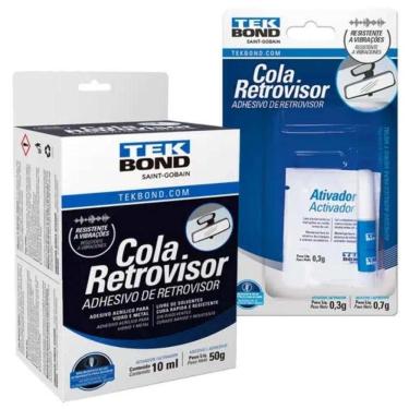 Imagem de Cola Adesivo para Retrovisor 10ML / 50G TEKBOND