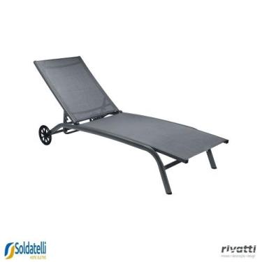 Imagem de Espreguiçadeira Tamandaré Amêndoa e Grafite - Rivatti, Grafite