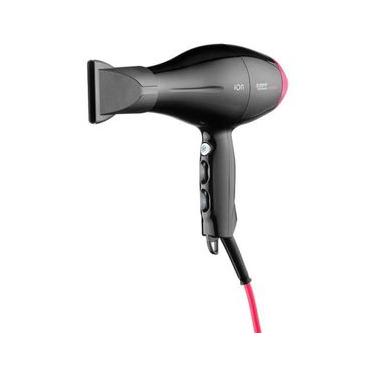 Imagem de Secador de Cabelos Taiff Titanium Colors com Emissão de Íons Motor AC Profissional Preto/Rosa 2100W