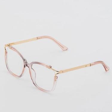 Imagem de Armação Óculos de Grau Feminina Acetato Quadrada/ Celine- Óculos Sunrise-Feminino