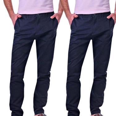 Imagem de Kit 2 Calças Masculinas Chino-Masculino