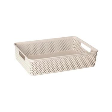 Imagem de Cesto Organizador Multiuso Empilhável Gaveta Armário Cozinha Paramount