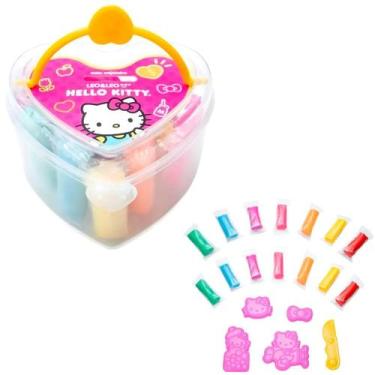 Imagem de Massinha de modelar maleta coração hello kitty - leo&leo
