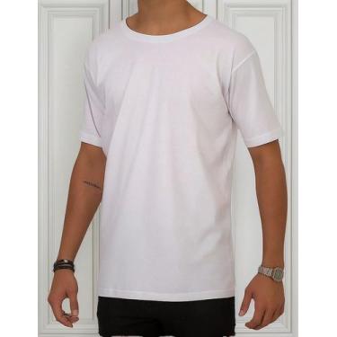 Imagem de Camiseta Masculina Básica Lisa Algodão Casual Dia A Dia - Urbano Bags,