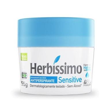 Imagem de Desodorante Creme 55G Sensitive - Herbissimo