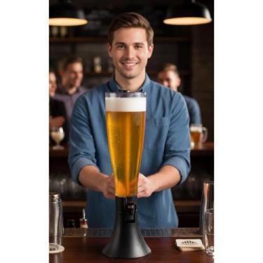 Imagem de 2x Torre Chopp 4L Gelada 2h: Cerveja, Suco, Tereré Gelado! - Congratul