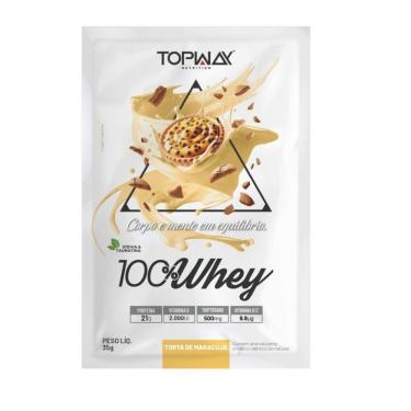 Imagem de Whey Protein TopWay Torta de Maracujá 35g - Embalagem com 10 Unidades