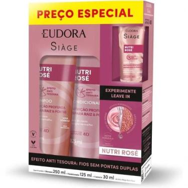 Imagem de Kit Eudora Siage Promopack Nutri Rose 3 Produtos - Shampoo + Condicion