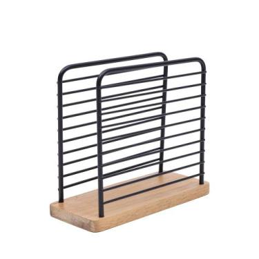 Imagem de Porta Guardanapo Acácia Wood Iron - Mimo Style