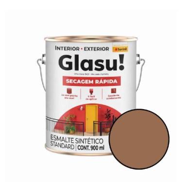 Imagem de Esmalte Sintético Marrom Conhaque 0,9L Glasurit - GLASU! ACABAMENTOS G