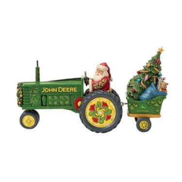 Imagem de Jim Shore Papai Noel dirigindo um trator