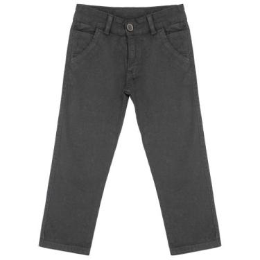 Imagem de Calça Infantil Look Jeans Sarja Collor, M