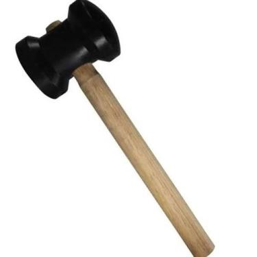 Imagem de Martelo Borracha Dtools Preto C /cabo 80