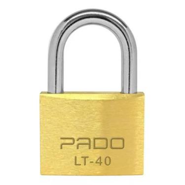 Imagem de Cadeado Pado Aço Latão Não Enferruja Lt 40mm Com 2 Chaves - NoBrand