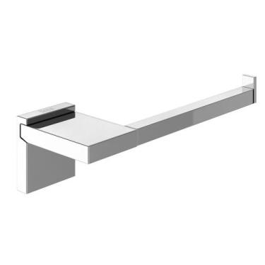Imagem de Papeleira Cromado da Linha Ritmo 16,3cm x 6,2cm x 4,9cm Cinza Roca