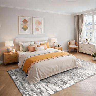 Imagem de 1 Tapete Quarto Beira Cama Alto Padrão Lux 150x200 Nz Lua 04 - IDEALIZ