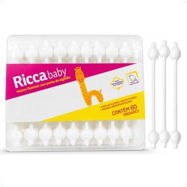 Imagem de Hastes Flexíveis Ricca Baby Com Ponta de Algodão Cód. 3245 - BELLIZ CO