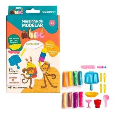Imagem de Massinha de Modelar Leo e Leo Sorveteria Kit Criativo Divertido Infant
