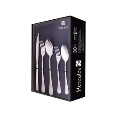 Imagem de Faqueiro Hércules Inox 30 Peças Eclipse - 1505-030CP, Inox