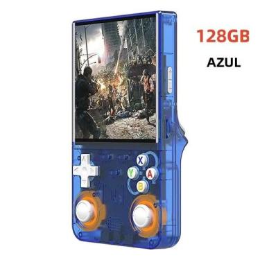 Imagem de Console De Videogame Portátil Retro R36 Ultra De 128GB Com Tela IPS E 