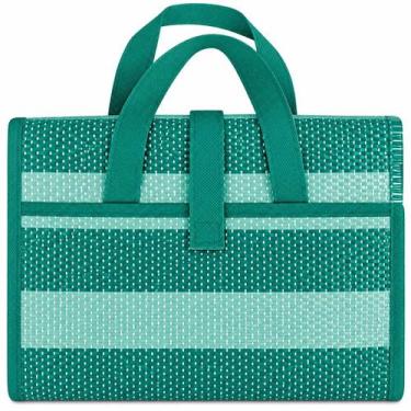 Imagem de Esteira de Praia Dobrável com Alça 180x90cm Bolsa Ar Livre - Mor, Turq