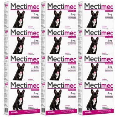 Imagem de Kit 12 Mectimec 3mg 4 Comprimidos - Vet Farmos