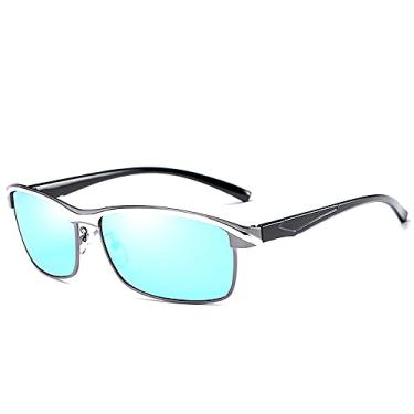 Imagem de Óculos de Sol Masculino SPLOV HD para Dirigir Óculos Design Estilo Piloto com Proteção Uv400 (C2)