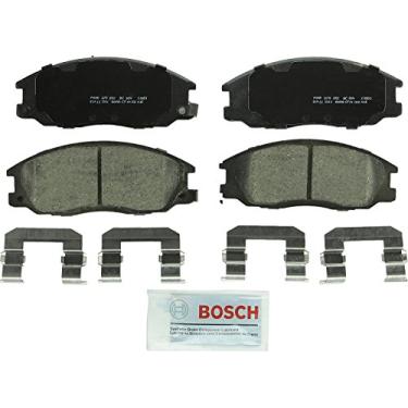 Imagem de BOSCH BC864 QuietCast Conjunto de pastilhas de freio a disco de cerâmica premium - Compatível com Hyundai Santa Fe, XG300, XG350; Kia Sedona; FRENTE