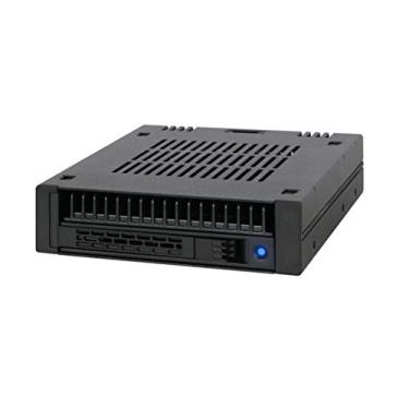 Imagem de ICY DOCK 1 rack móvel SAS/SATA HDD/SSD 2.5 para compartimento externo de 3,5 polegadas – comparável ao design sem bandeja – Expresscage MB741SP-B